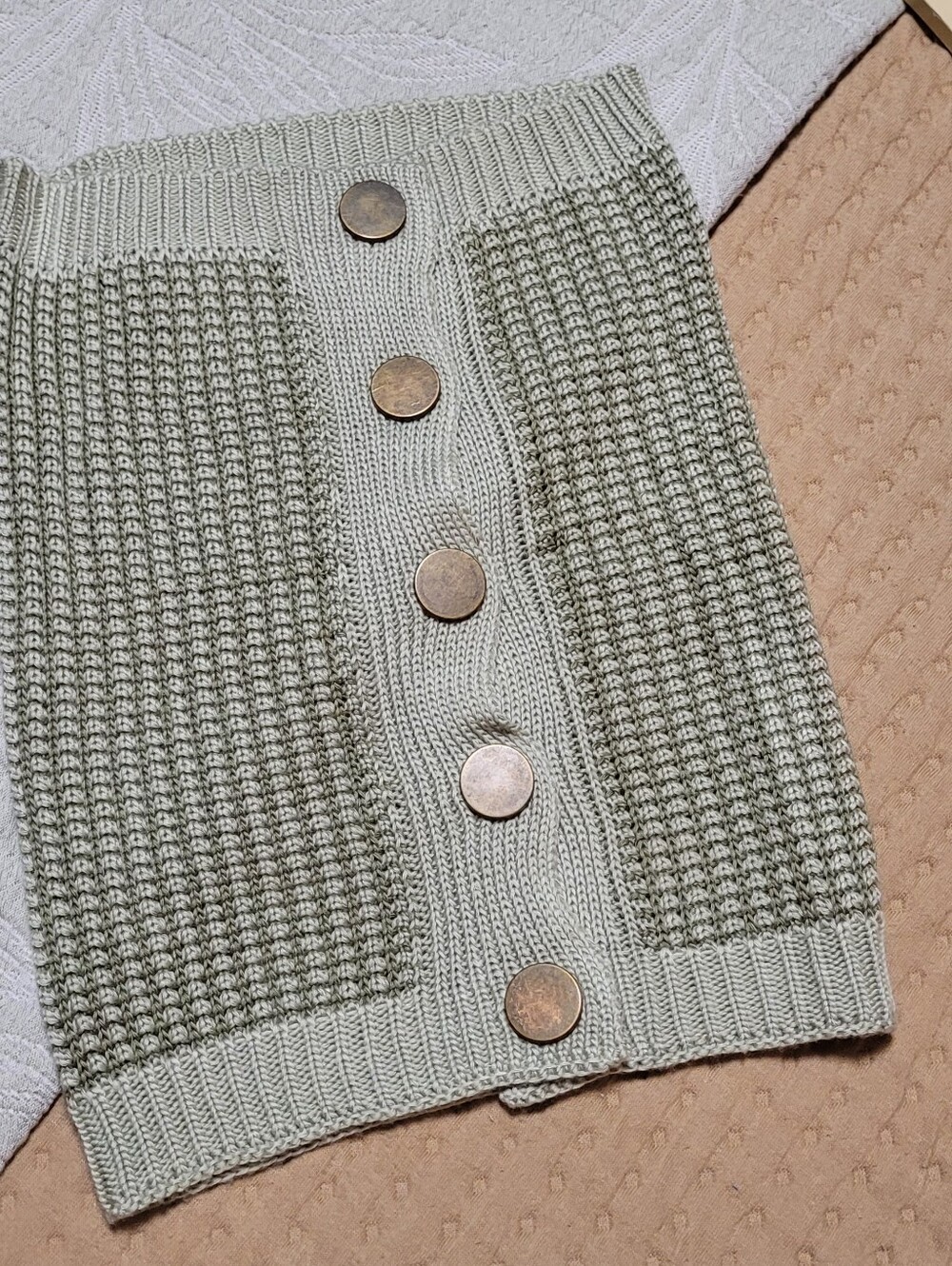 💚10 for $10💚 Bundle and save Light Sage Knit Button-Front Neck Warmer